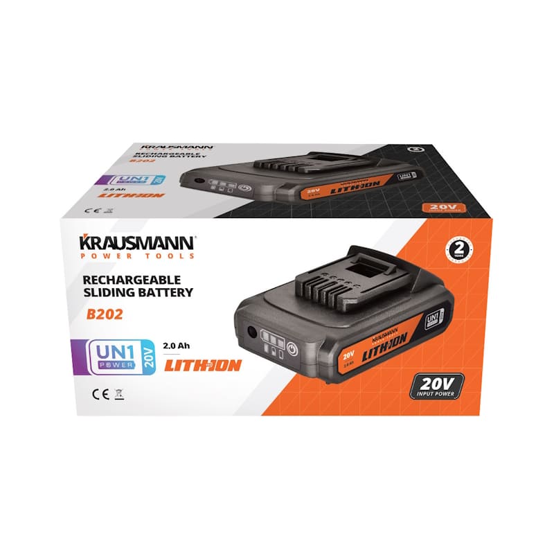 Μπαταρία KRAUSMANN UN1 POWER 20V 2.0Ah σε κουτί