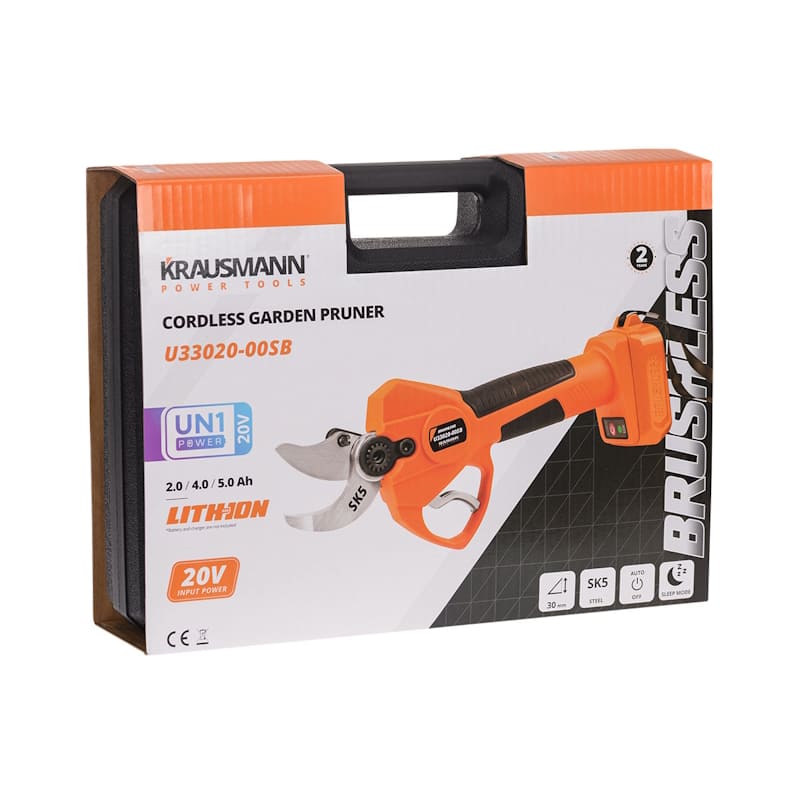 Ψαλίδι Κλαδέματος Μπαταρίας KRAUSMANN U33020 σε βαλιτσάκι
