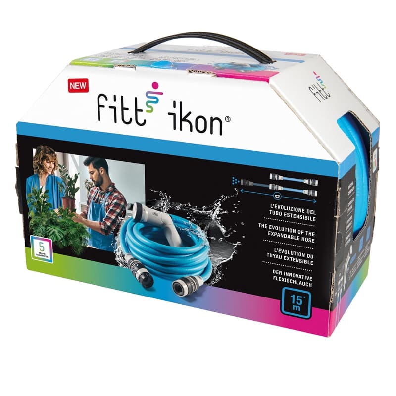 Επεκτεινόμενο λάστιχο FITT IKON BLUE σε συσκευασία