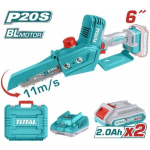 Κλάδευτικό Αλυσοπρίονο Μπαταρίας TOTAL 20V με Λάμα 15cm